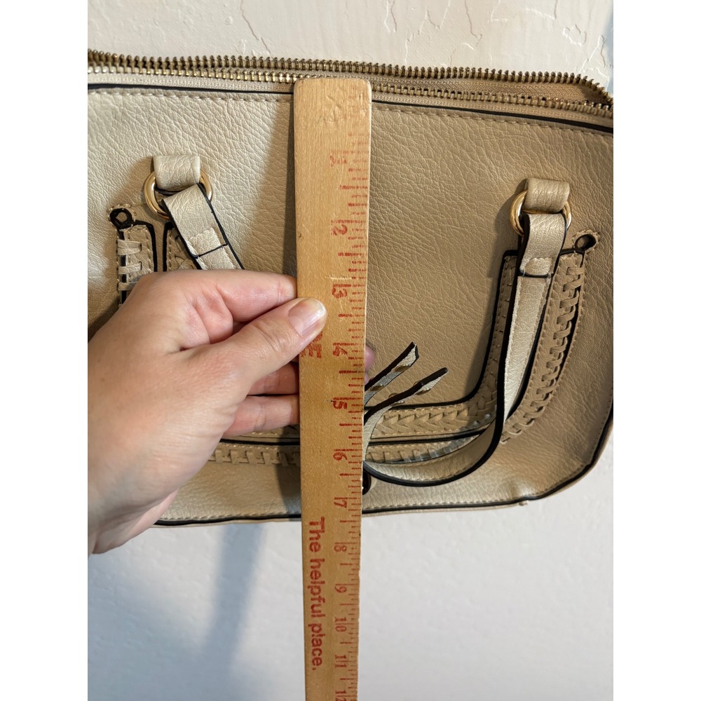 Sole Society Beige‎ Destin Convertible Crossbody Shoulder Bag Flap Detail - Picture 4 of 6